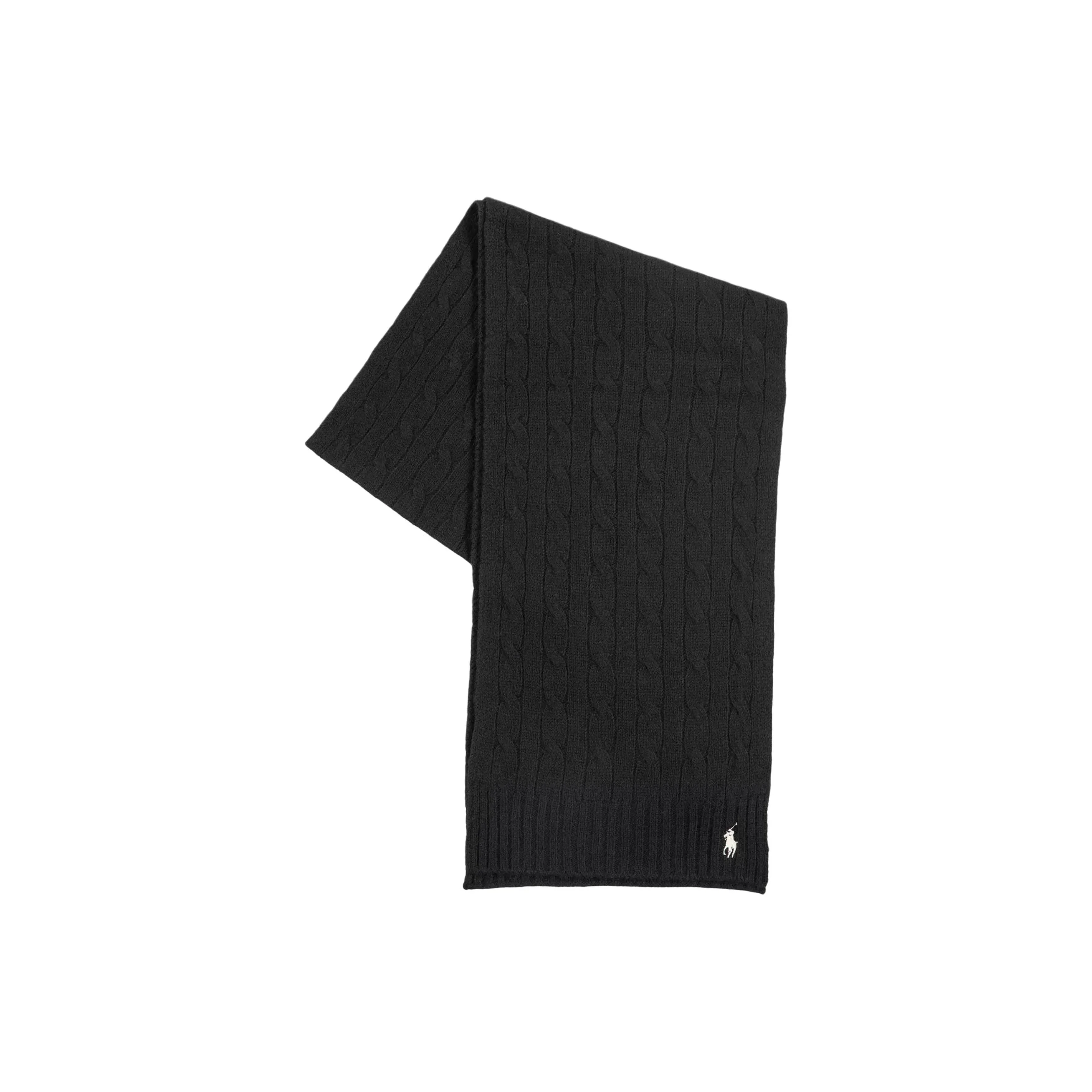 Bufandas de Lana Polo Ralph Lauren Unisex Negro/Rojo WC0641-001