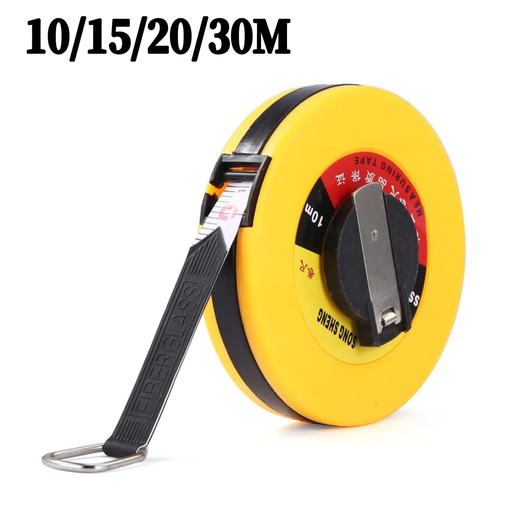 Fiberglass Tape Measure Tool Soft Double Face Printing Soft Leather Tape for Carpenter Distance Measurement Tools 10/15/20/30M