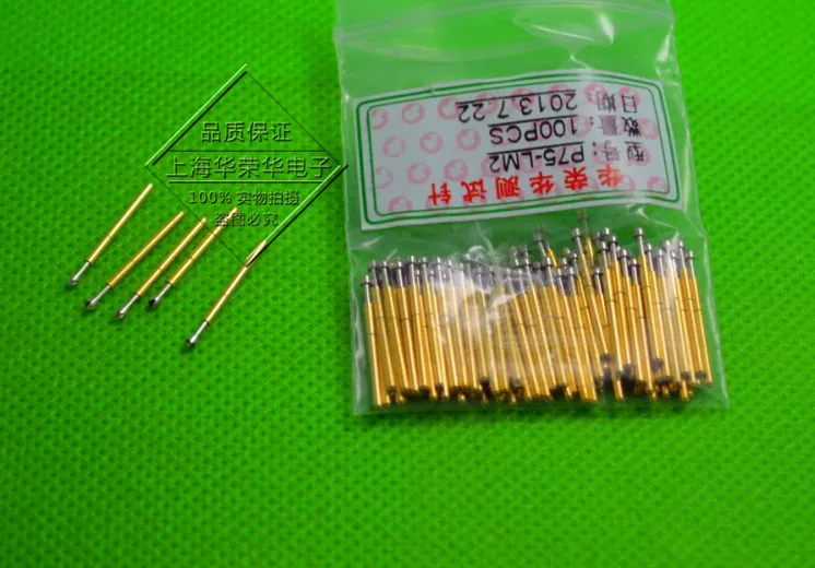 

Test Pin Thimble 1#LM Probe P75-LM2 /PA75-LM2 Gold-plated Gem Head