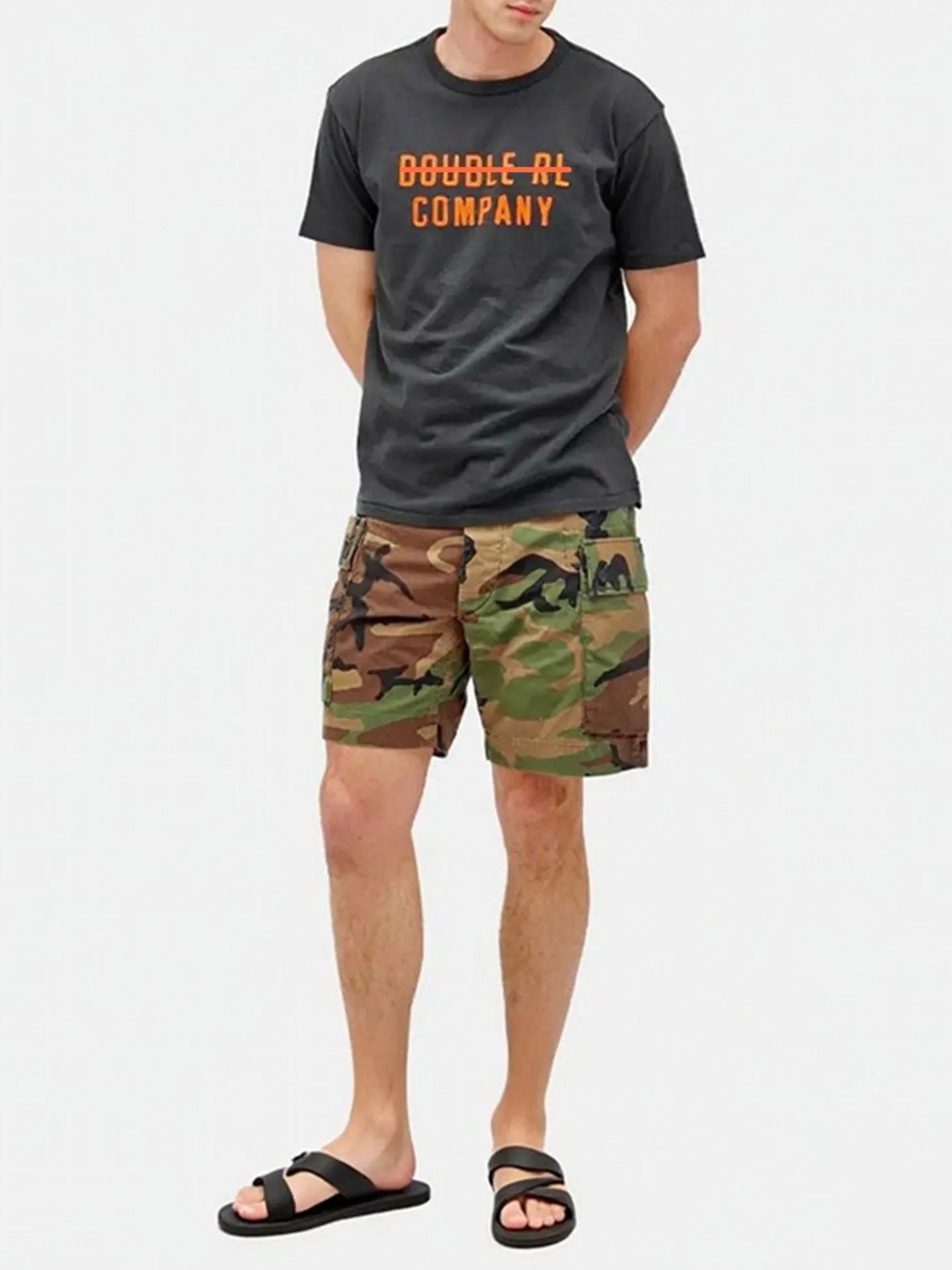 Loose Fit Camouflage Workwear orts  een M65 Sle Summer Casual Men's Pants Retro American Design Youth Active Sle