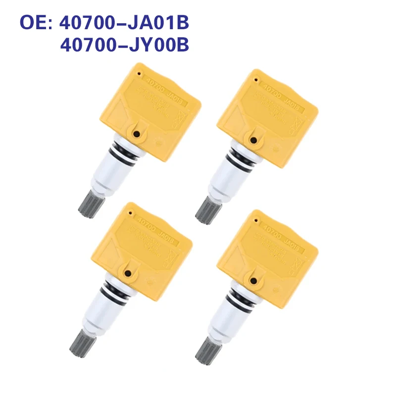 4pcs New 40700-JA01B 40700-JY00B Tire Pressure Monitor System TPMS For Nissan Pathfinder Altima Frontier M35 M45 FX35 FX45