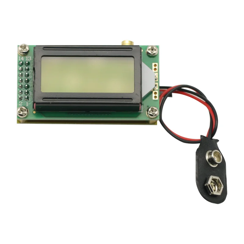 High Accuracy Frequency Counter RF Meter 1-500 MHz Tester Module Digital LCD Screen Frequency Counter Tester for Radio