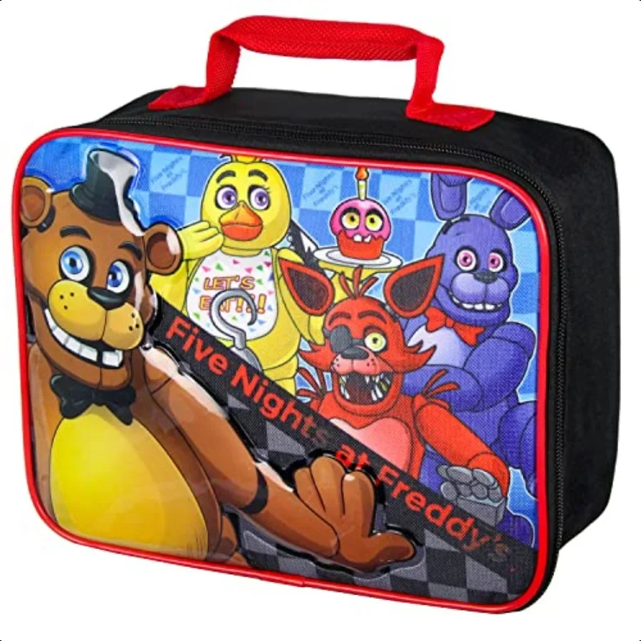 

Изолированная сумка-тоут для ланч-боксов FNAF Five Night's At Freddy's