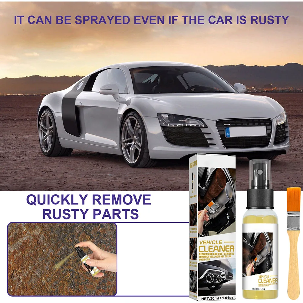 Powerful Rust Remover Spray With Brush Automobile Multifunctional Rust Remover High Quality Powerful Rust Remover Spray Car Part