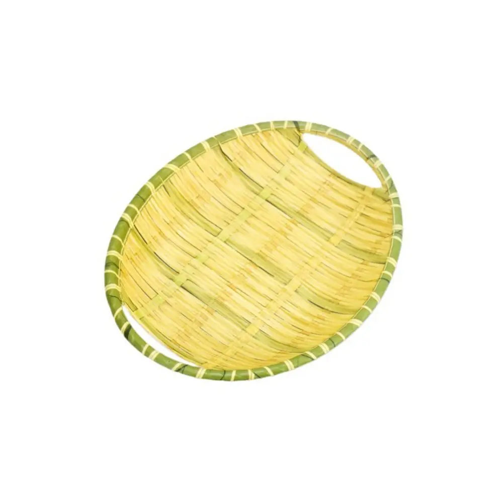Dessert Plates Imitation Bamboo Weaving Hot Pot Vegetable Plate Multiple Styles Melamine Barbecue Plate Green Serving Plate Home