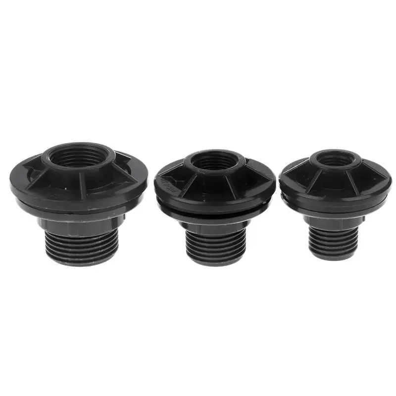 1PCS 1/2, 3/4, 1 Inch PVC Double Female Thread Water Tank Joints Garden Irrigation Accessories Fish Tank Connector