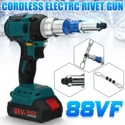 ブラシレスエットガン88vf,電気,リベット留めツール,makita 18vバッテリー用EUプラグ