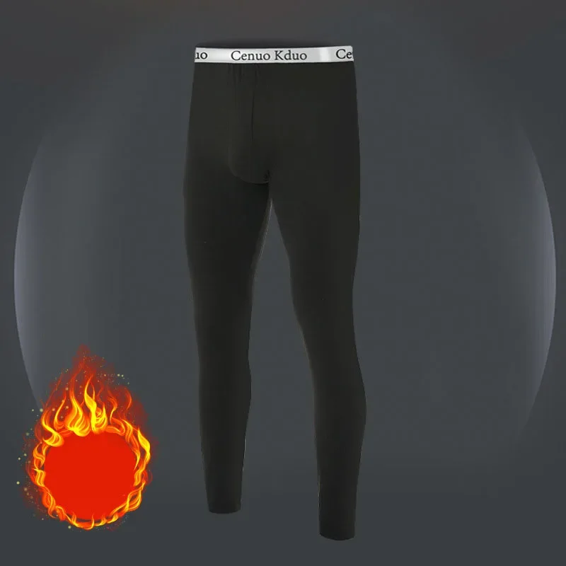 Winter Men Thermal Underwear Man  Leggings Tights Warm Long Pants Thermo Compression Pants Bottoms Tights Homme Clothes 3XL
