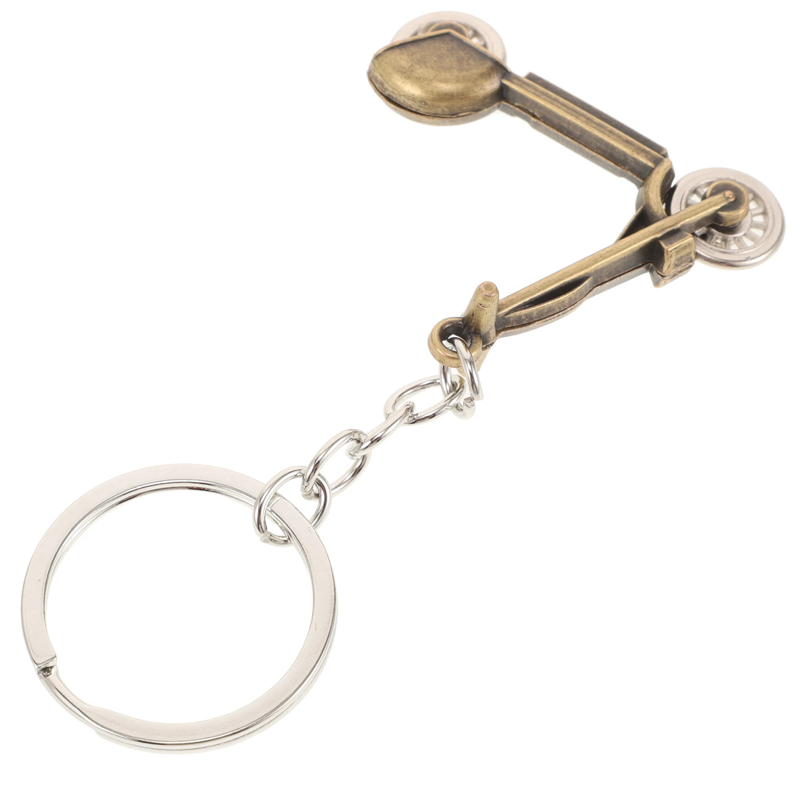

Scooter Keychain Pendants Bag Hanging Ornament Ornaments Charm Inspiring Metal Cute Backpack Keyring