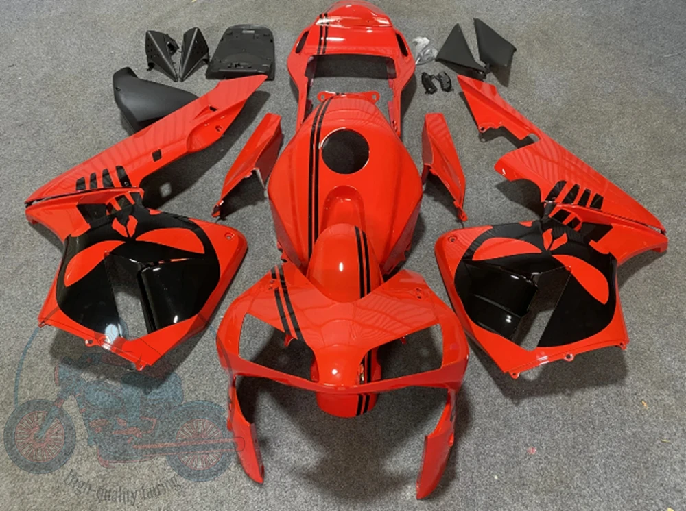High quality New ABS Full Fairings Kit Fit for HONDA CBR600RR F5 2003 2004 03 04 Bodywork Set Custom Red Black