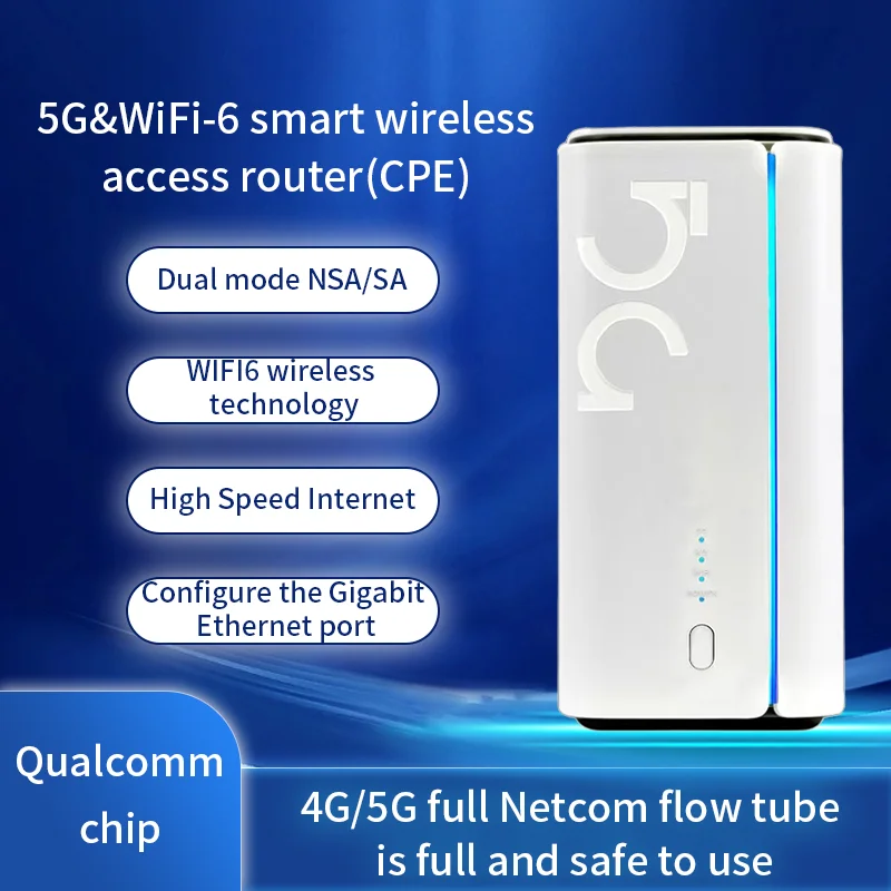 Enrutador wifi 6 enrutador sim 5g con ranura para tarjeta sim hotspot 3000Mbps SA NSA 5g cpe enrutador