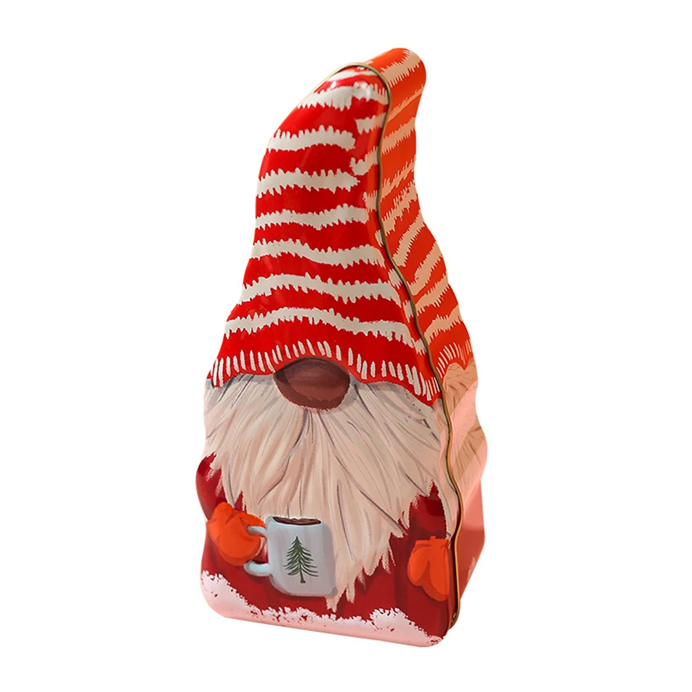 

Santa Claus Candy Box Container Chocolate Christmas Cookies Boxes Holiday Treat Tinplate Tins Containers Gift