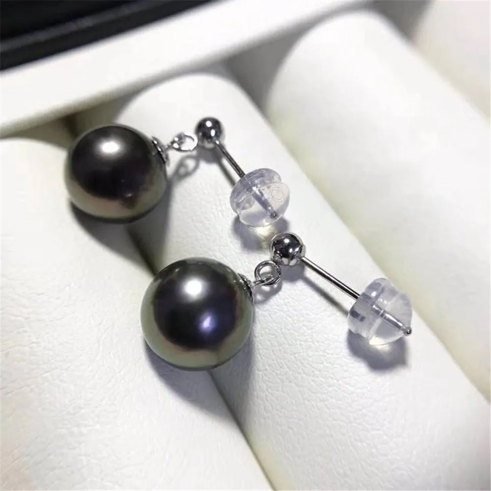 

DIY Pearl Accessories G18K Ear Studs Empty Support Light Edition Small Ball Pearl Earrings Empty Support Fit 8-10mm Round Beads