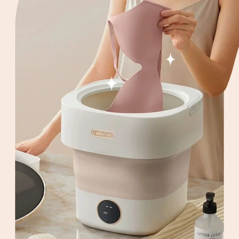 غسالة محمولة مدمجة وموفرة للطاقة، مثالية لغسالة الأجهزة المنزلية ذات المساحات الصغيرة