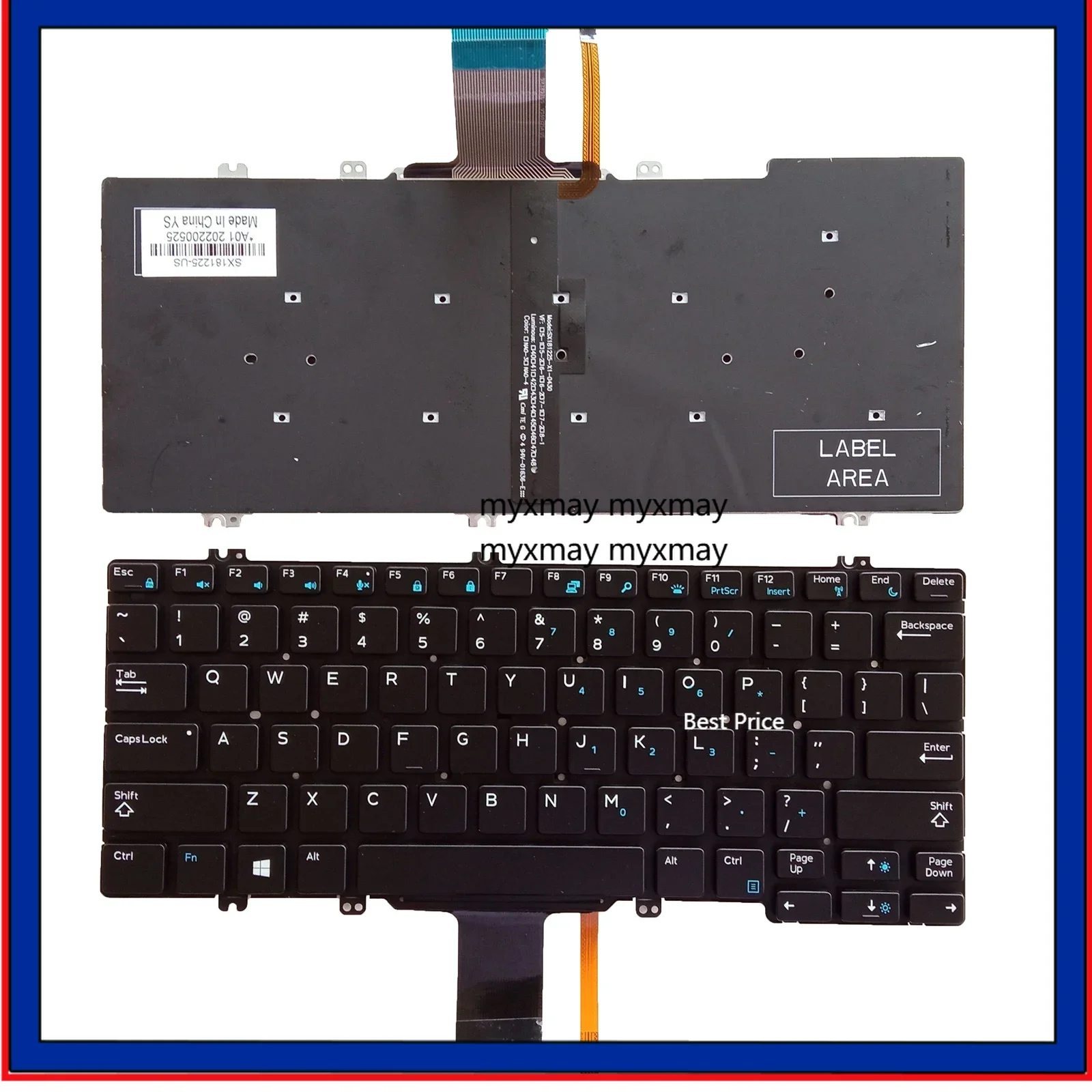 

Американская клавиатура для ноутбука Dell Latitude E7380 E7390 E5288 E5289