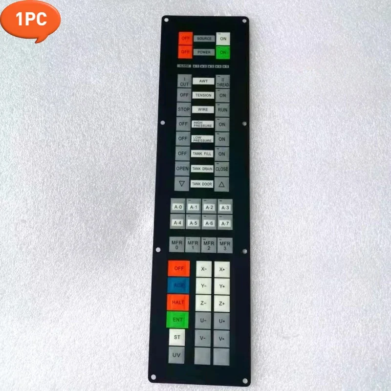 1PC For Sodick Keyboard Operation Control Panel Wire Cutting Accessories Hand Control Box Button Film EDM Machine