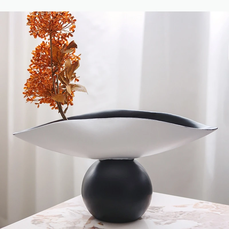 Resin Handicraft Spherical Tray Desktop Storage Container Decorative Geometric Ornaments Home Decor