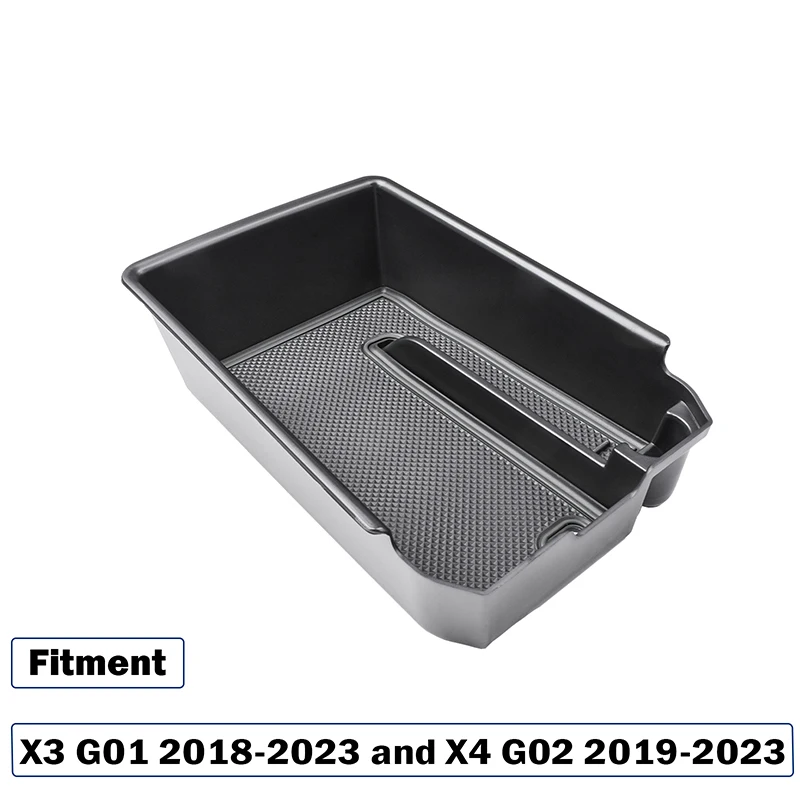 For BMW X3 G01 2018- 2022 2023 2024 and For BMW X4 G02 2019-2024 Console Armrest Storage Organizer Center Conosle Organizer Tray