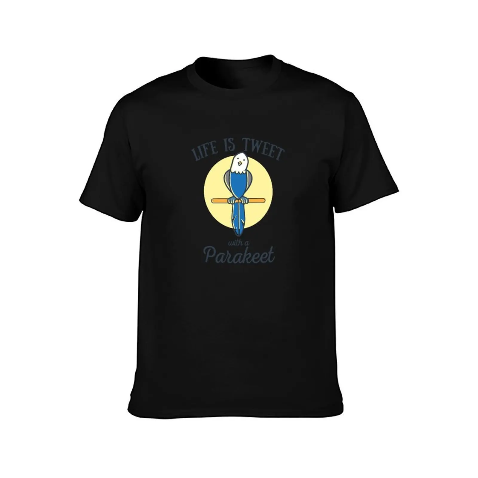 Funny Life Is Tweet With A Parakeet Pet Owner Zoology Shirt T-Shirt Lightweight Running T-Shirt