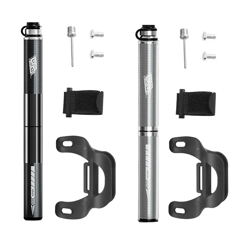 

Портативный велосипедный насос, подходящий для американских и французских вентилей, для накачивания шоссейных и горных велосипедов.