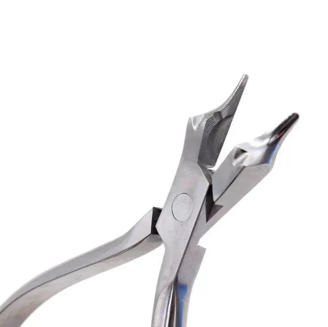 Dental Three Jaws Plier Bending Clasp Making Split Springs Cutting Steel Wire Medical Technical Forcep Orthodontic Dentist Tools