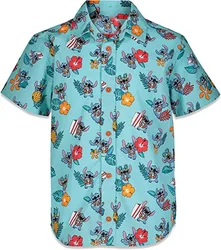 Stitch Hawaiian Shirts Summer Fashion Short Sleeve Shirts Men Women Casual Beach Shirts Disney Hawaiian Shirts