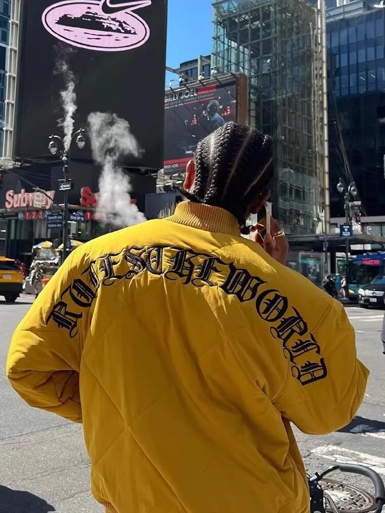 

Мужская утепленная бейсбольная куртка BUSTER в американском стиле, свободного кроя, из хлопка, зимняя, модная, молодежная, с длинными рукавами, на молнии, теплая