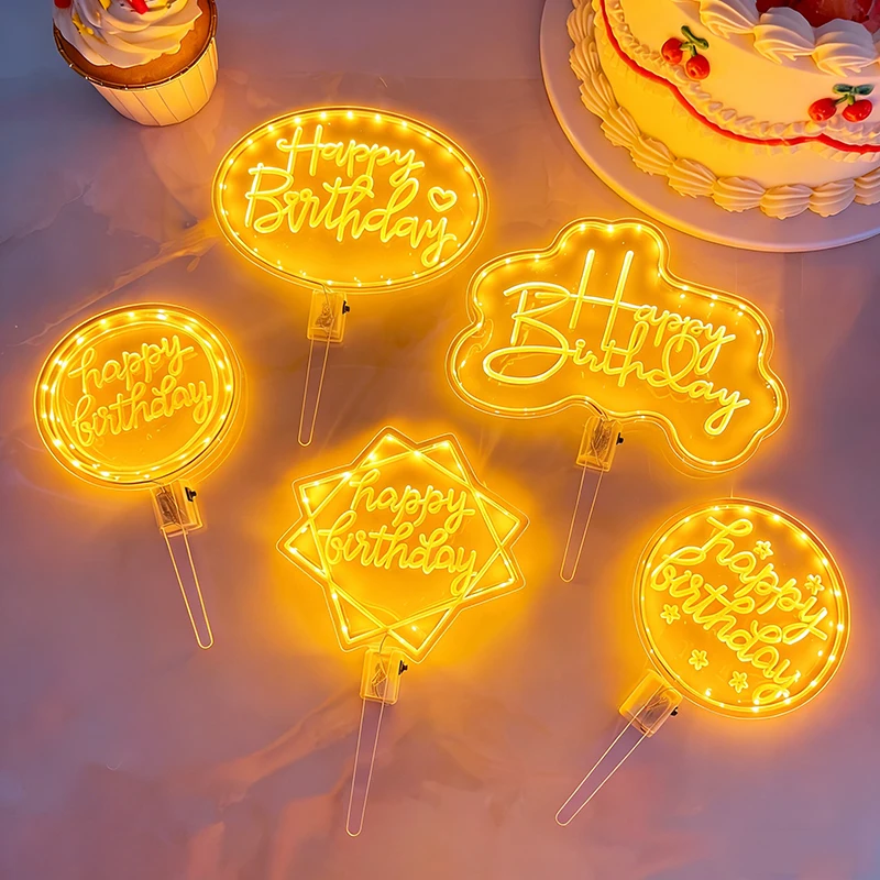 زينة كعكة مضيئة بتقنية LED، زي - مراجعة Up Lighting Decor وسعره