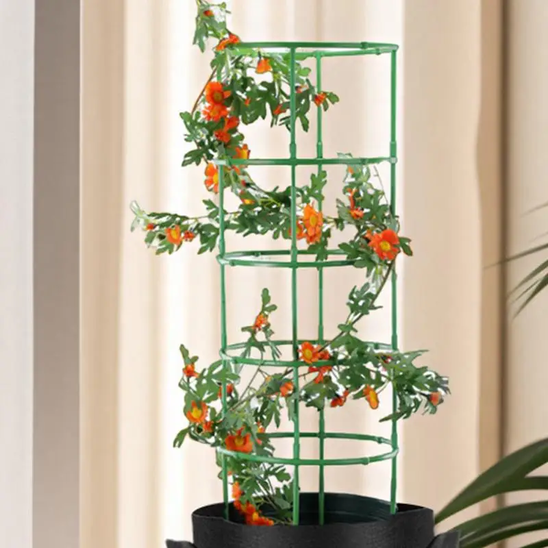 Tomato Trellis For Pots High Quality Round Tomato Support Portable Gardening Supplies Adjustable Flower Trellis Brackets