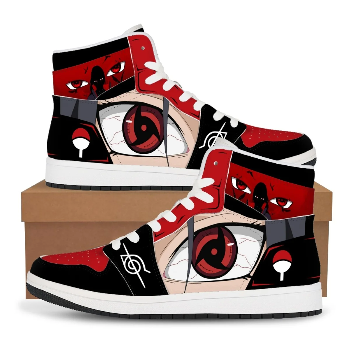 

Баскетбольные кроссовки Naruto Hatake Kakashi, высокие кеды, мужские аниме-кроссовки, женская повседневная обувь, индивидуальный подарок на праздник