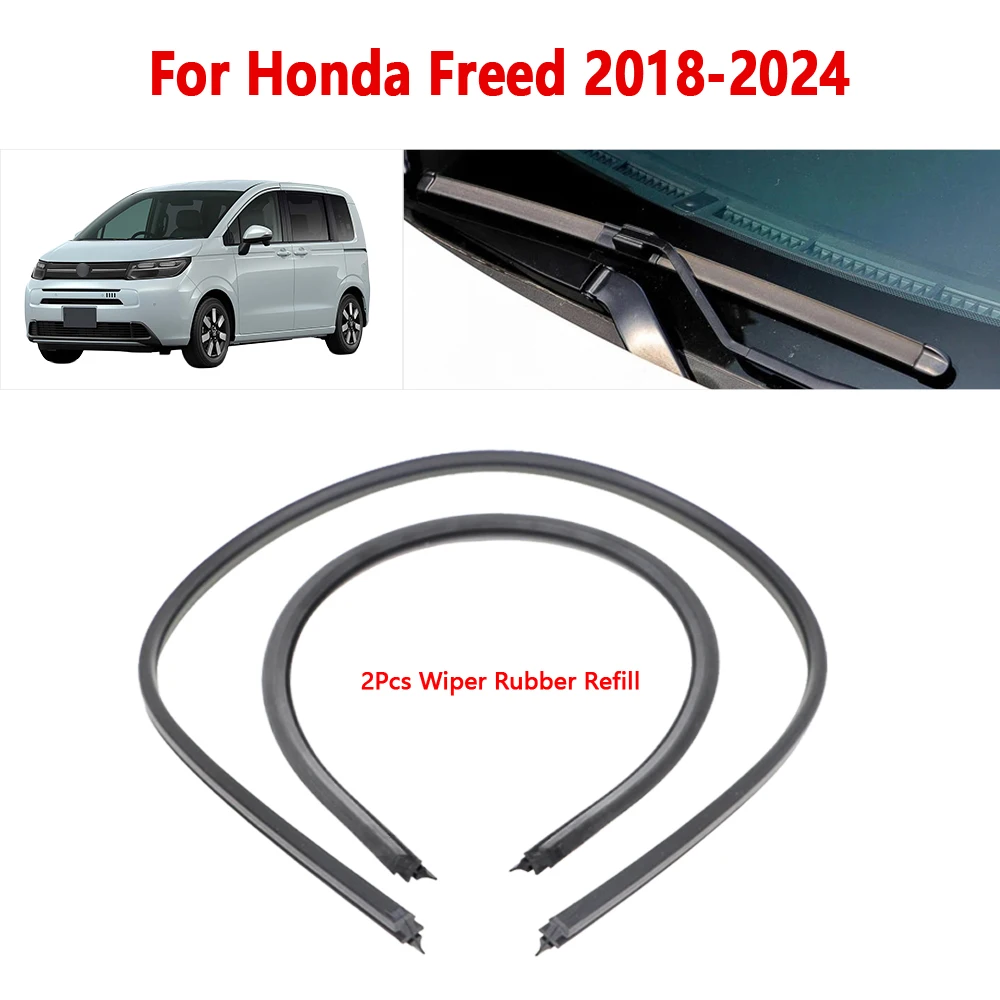 

Wiper Rubber Strip for Honda Freed 2018 2019 2020 2021 2022 2023 2024 Car Wiper Refill Accessories 1Pair