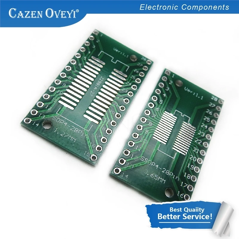 5pcs/lot TSSOP28 SSOP28 SOP28 to DIP28 Transfer Board DIP Pin Board Pitch Adapter In Stock