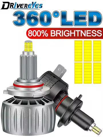 800W 600000LM H7 Led Bulb Canbus H8 H11 Fog Light 9006 Hb4 9005 Hb3 Led Lamp Plug and Play 360 3D Auto 6500K Super Mini Diodes