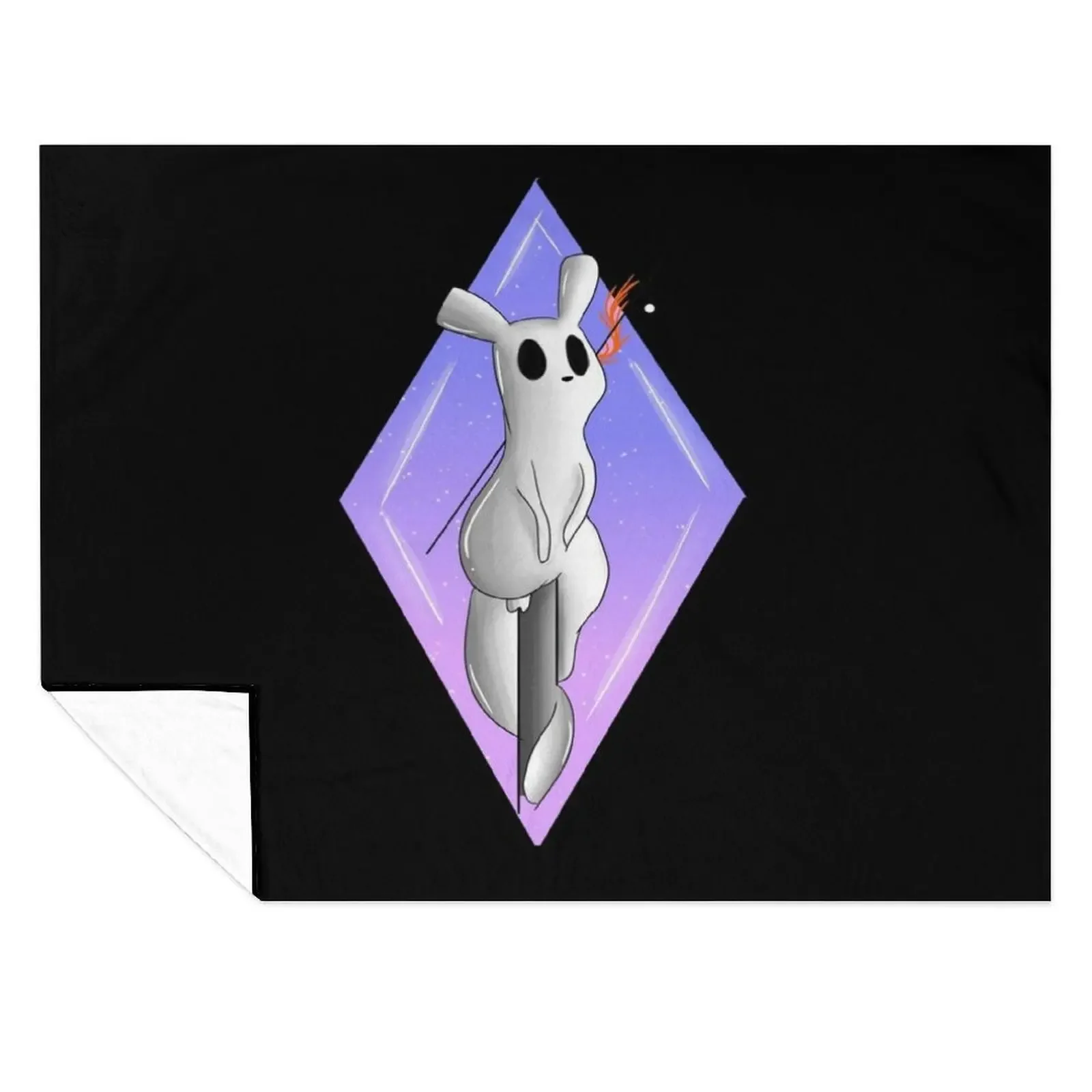 

Diamond Slugcat // Rainworld Throw Blanket Hair Softest For Decorative Sofa christmas gifts Blankets