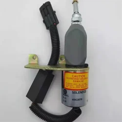 Diesel Engine Parts Fuel Shut Off stop Solenoid 24V 4942879  FOR Cummins 6CT 6L