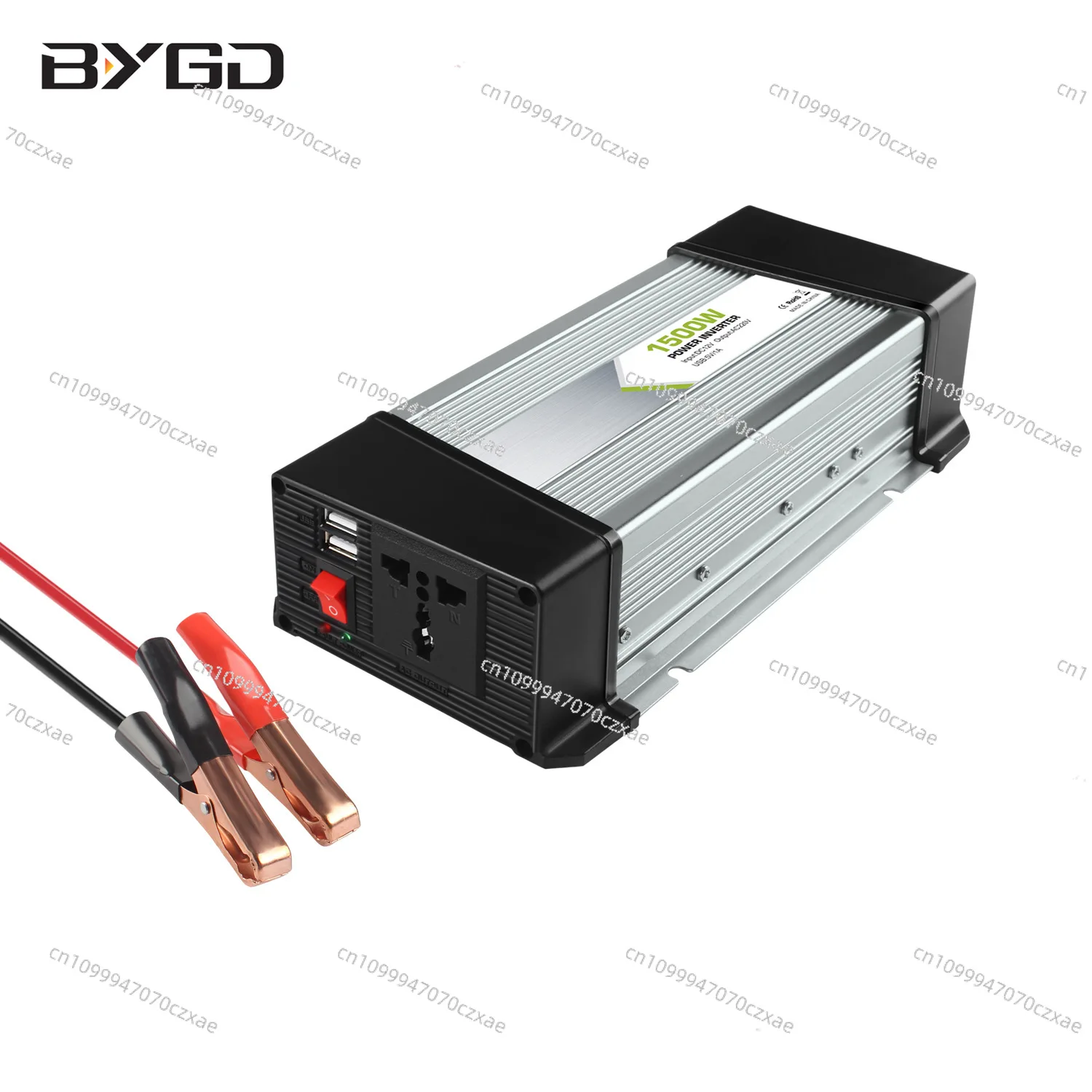 

New 1500W Inverter 12V To 220V Repaired Sine Wave High-power Vehicle Power Conversion