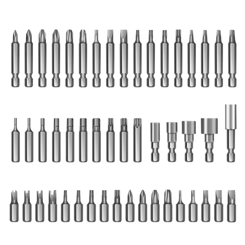 WORKPRO 51-Piece Standing Bit Holder Set, Metric S2 Steel Screwdriver Bits, Universal Magnetic Bit Stand, W000854