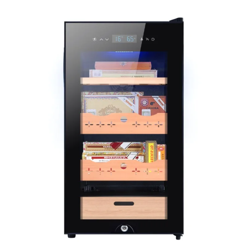 Small Cigar Humidor with Constant Temperature and Humidity Compressor Cooling Cabinet for Home Use Direct from
