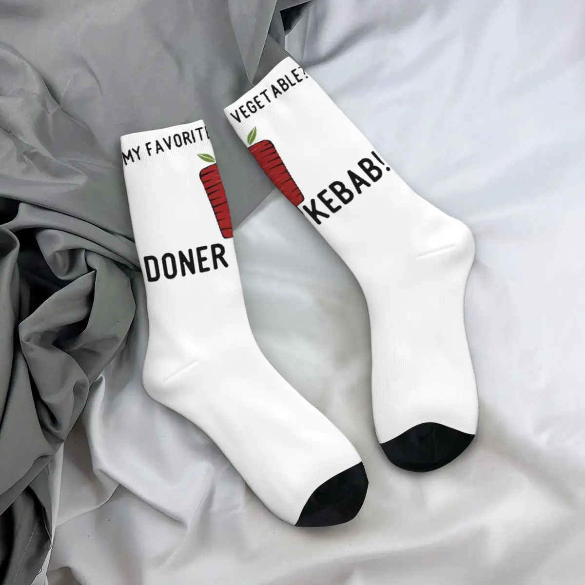 Ich liebe Döner Kebab gemütliche Unisex-Socken, Radfahren glückliche 3D-Drucksocken, Streets tyle verrückte Socke