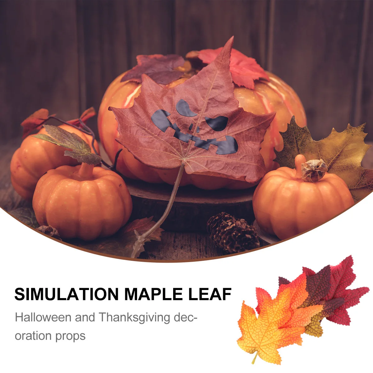 

16Pcs Simulation Maple Leaf Set 16x14.5cm Thanksgiving Halloween Party Decoration Holiday Maple Leaf Ornament Party Balloon