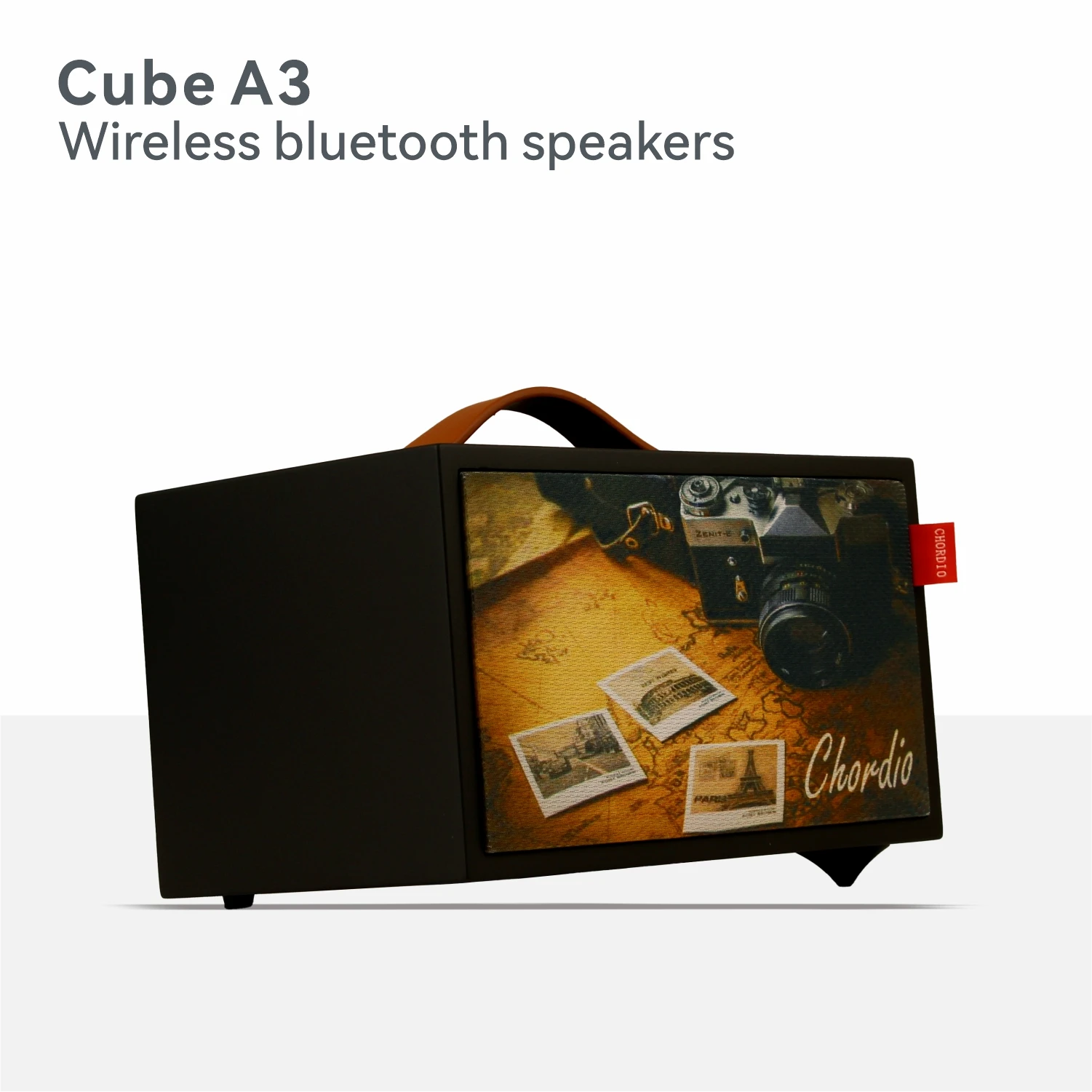 CHORDIO A3 Audio Sound System for Office - 5-Inch Speaker portable sound box, rectangle shape speaker