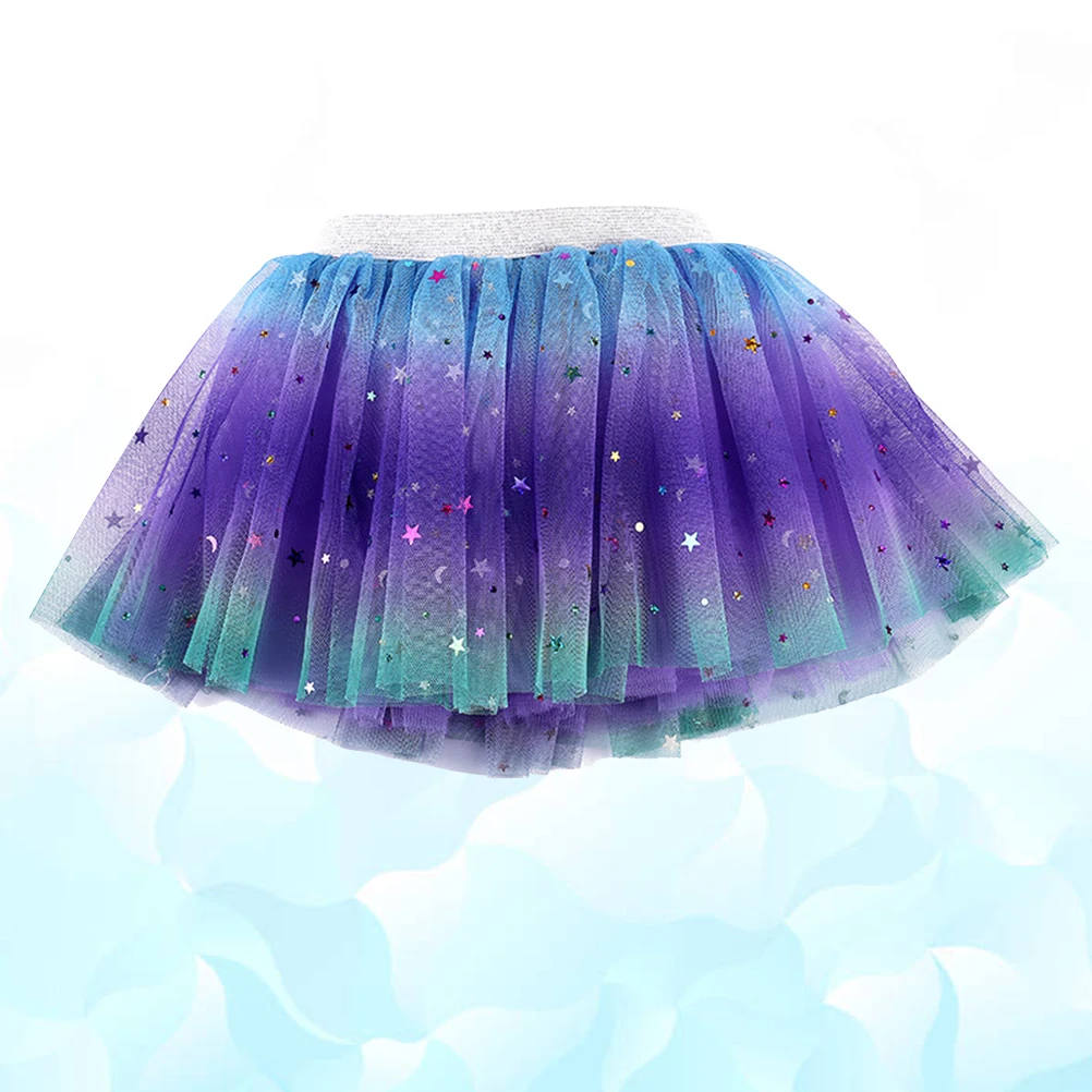 

Girls Tutu Skirt Rainbow Color Ballet Costume For Kids Sleepover Party Cosplay Dance Performance 3-8 Years Old