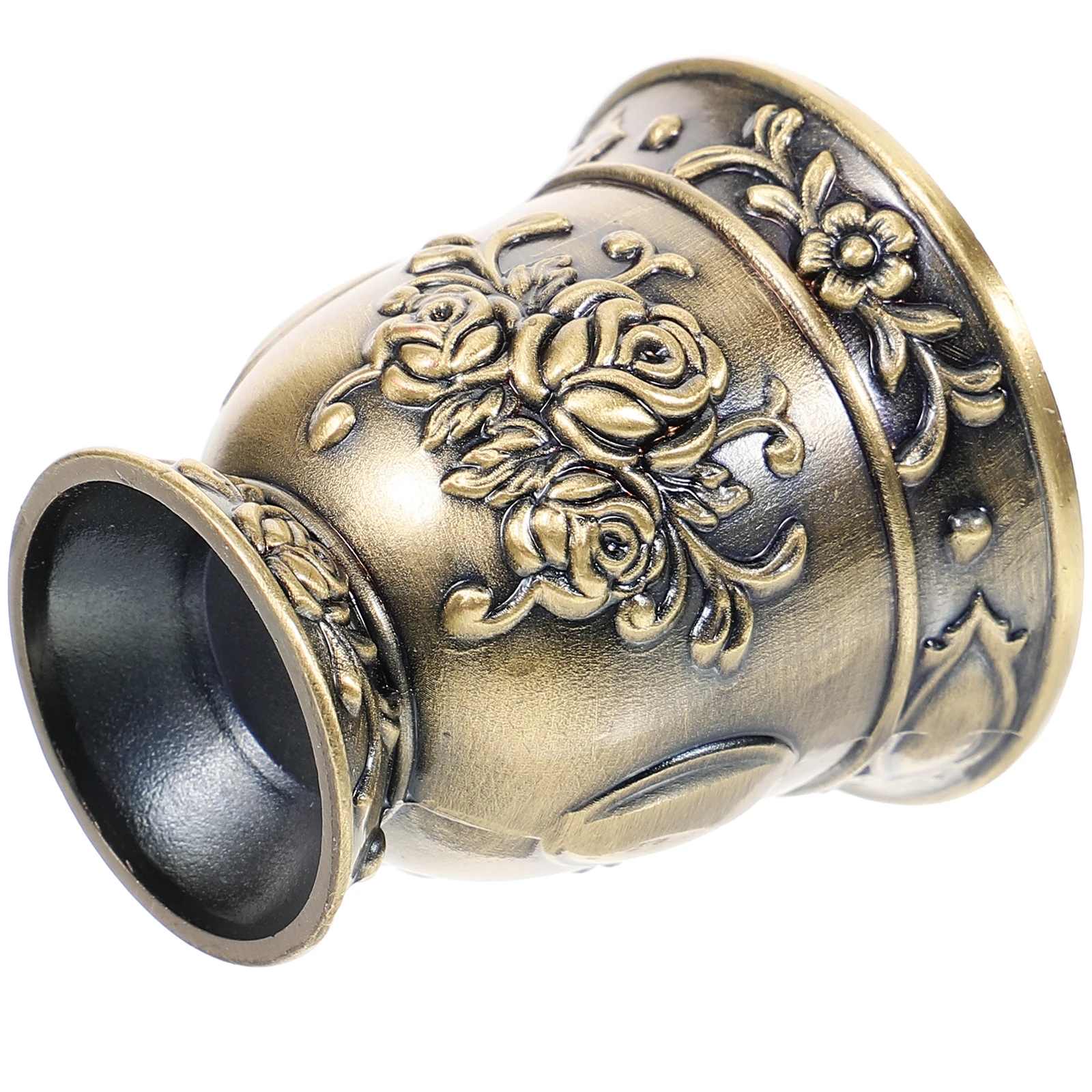 

Bronze Teacup Wide Mouth Cup Mug for Coffee Tea Milk Sake Spirit Vintage Zinc Alloy Beer Goblet Glass Water Container Beverage