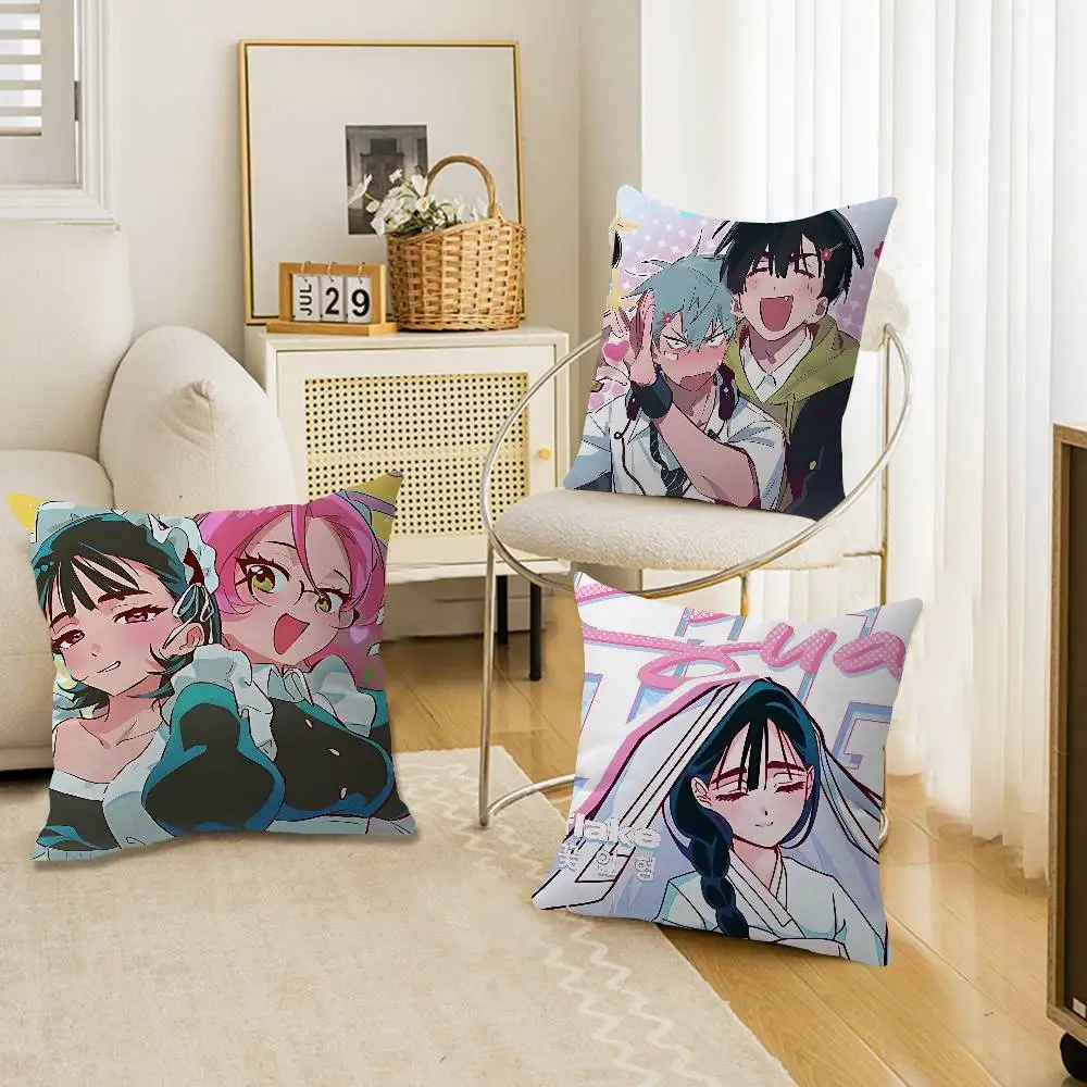 Alien Stage Anime Cushion Cover Car Throw Pillow Case For Sofa Car Christmas Gift 40x40cm 45x45cm