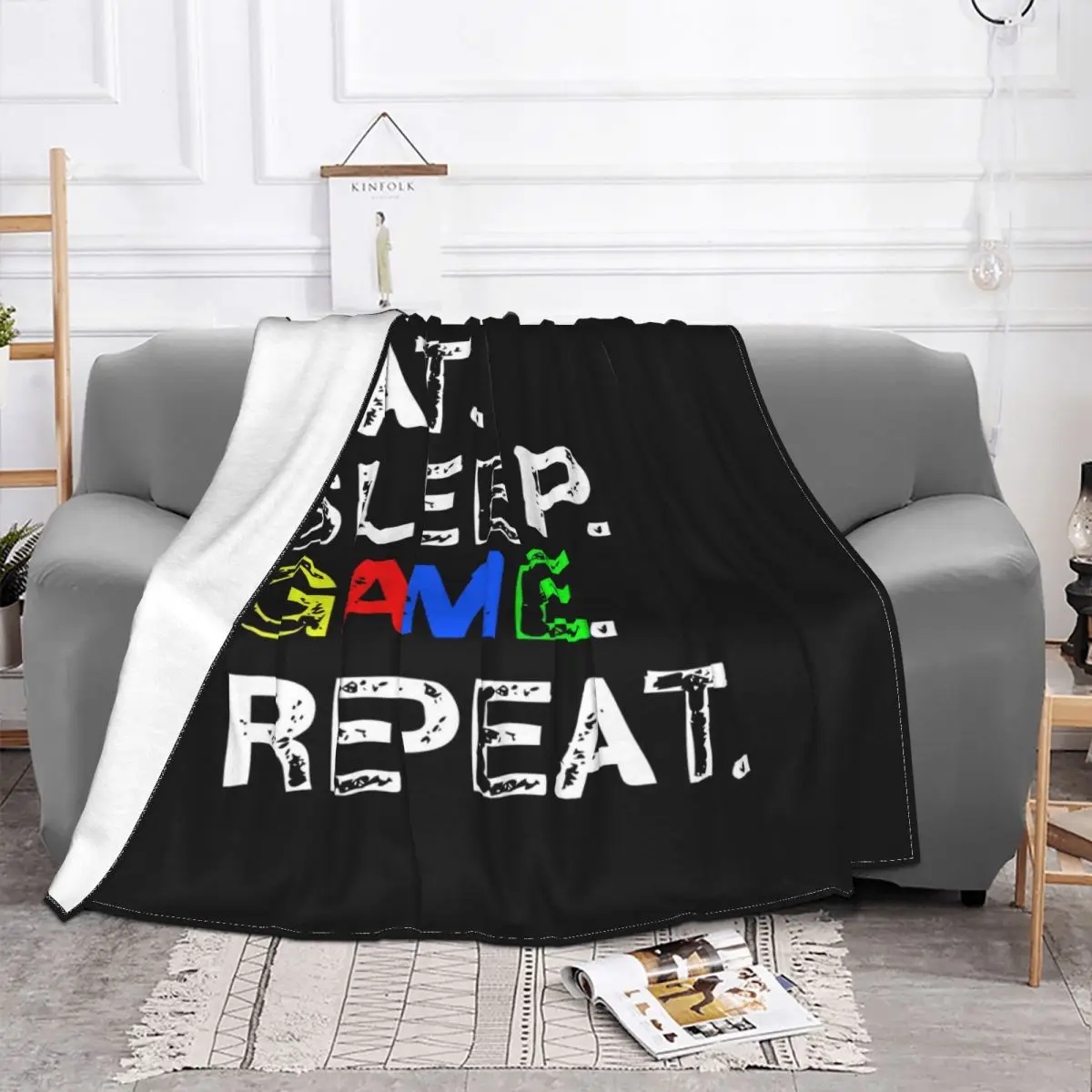 Custom Printed Blanket Sofa Blanket Yoga Blanket Warm Sports Super Soft Fluffy Plush Blanket