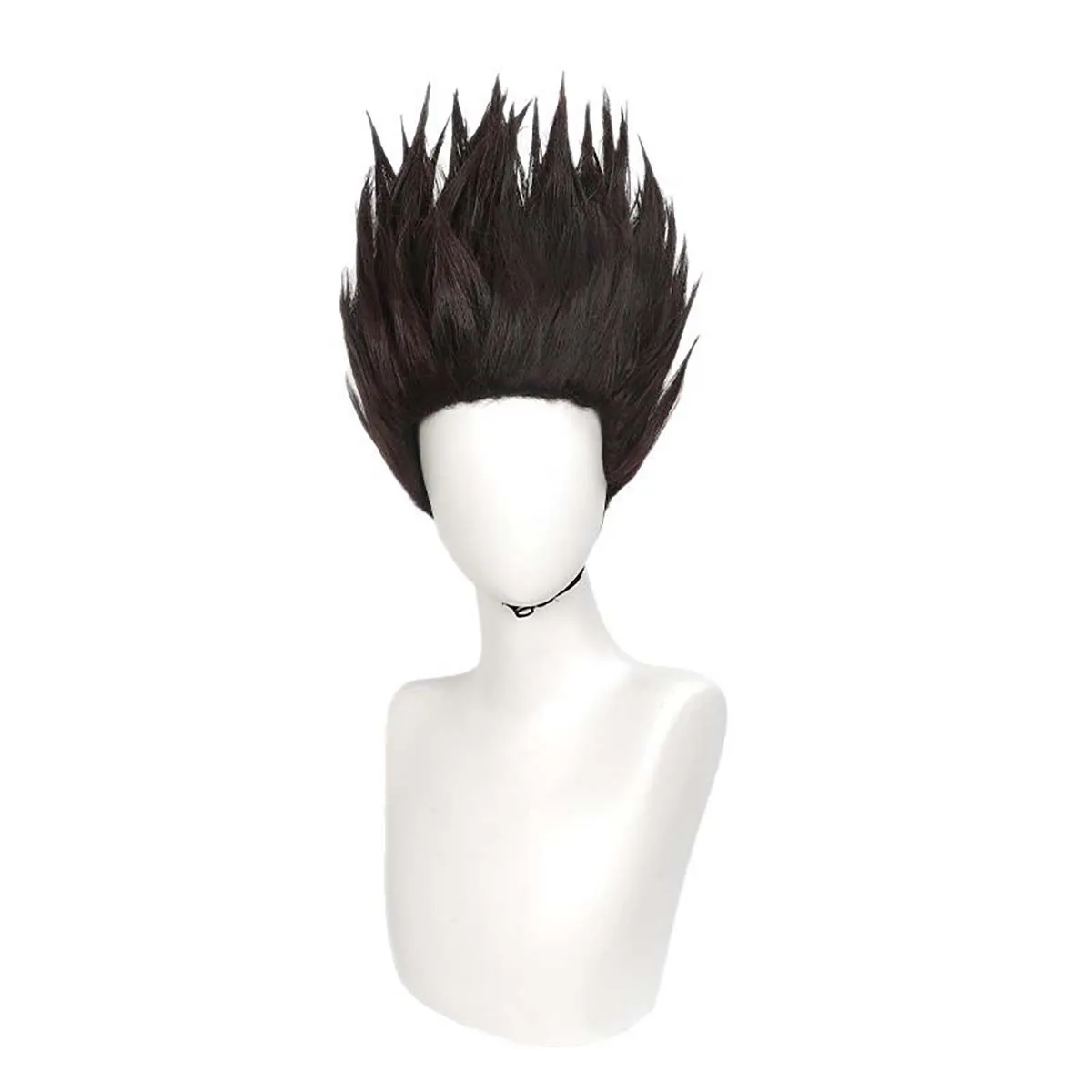 Halloween Party Props Mannen Anime Sakamoto Dagen Heisuke Mashimo Cosplay Donkerbruin Haar Pruik