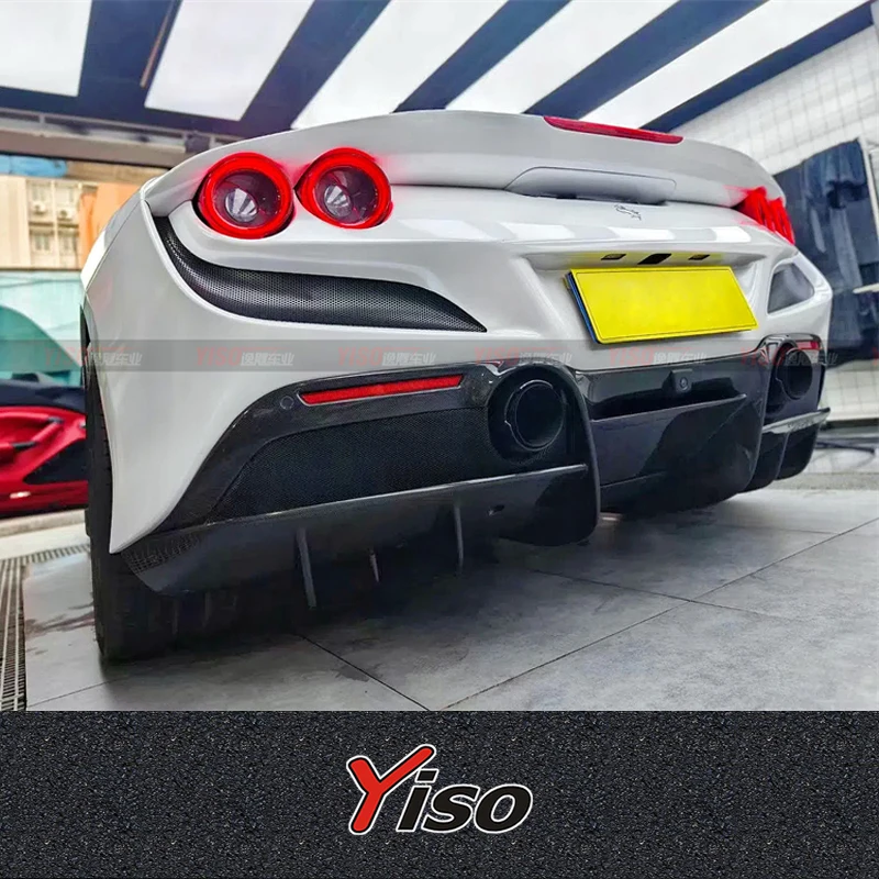 

Suitable for Ferrari F8 modified rear lip carbon fiber OEM rear lip rear spoiler small body kit original factory rear lip