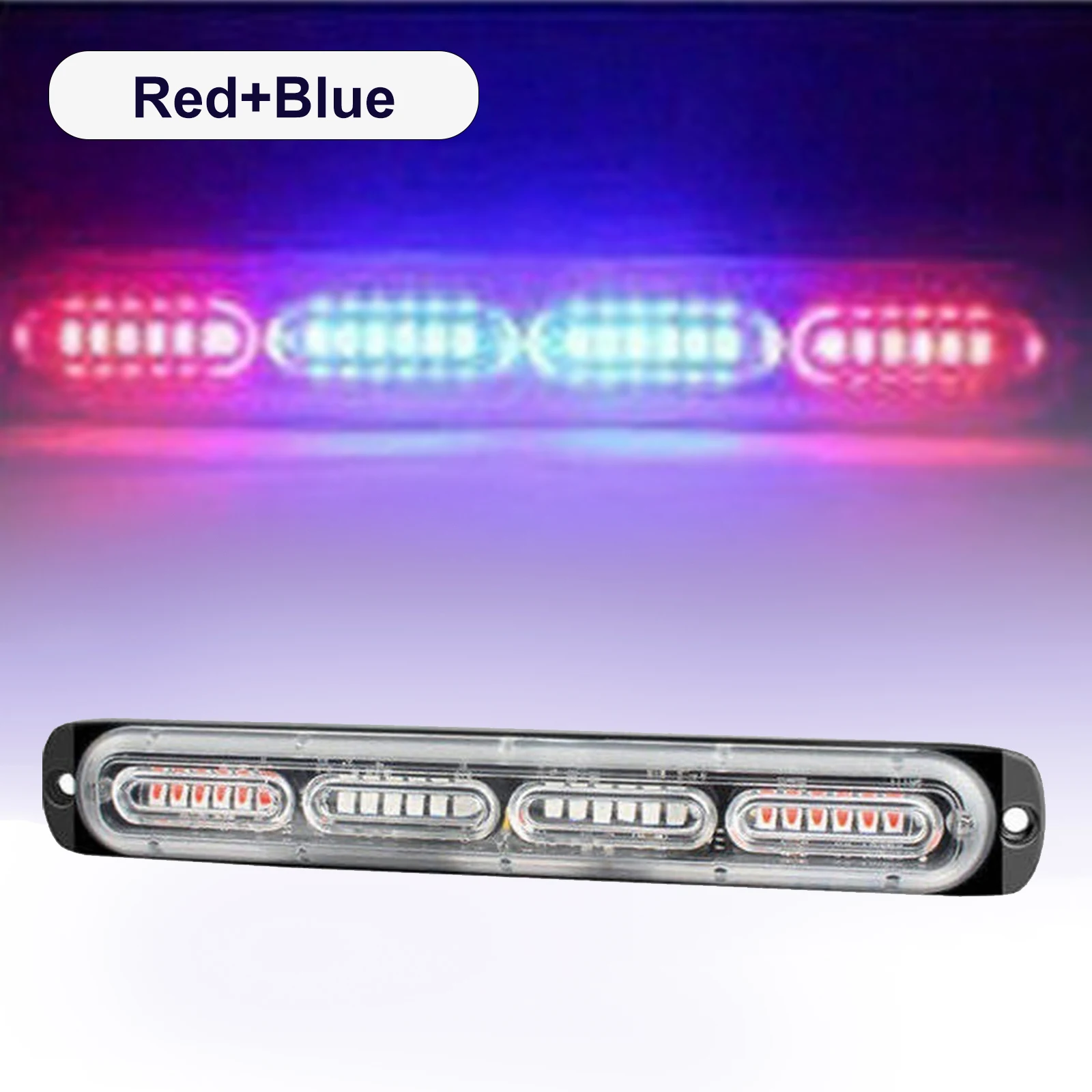 1 шт. 24smd Стробоскопическая Лампа для автомобиля, Стробоскопическая Лампа для внедорожника, 12 В, 24 В, автомобильный диод, желтая и белая мигающая лампа