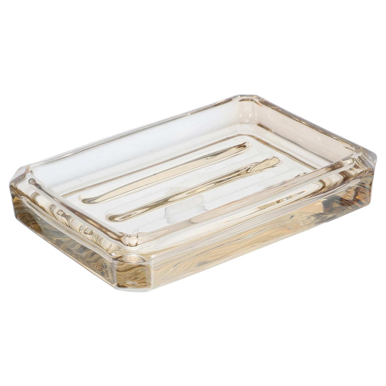 

Vintage Decor Decorative Soap Dish Tray Holder Bathtub Counter Bar Bathroom Glass Dishes