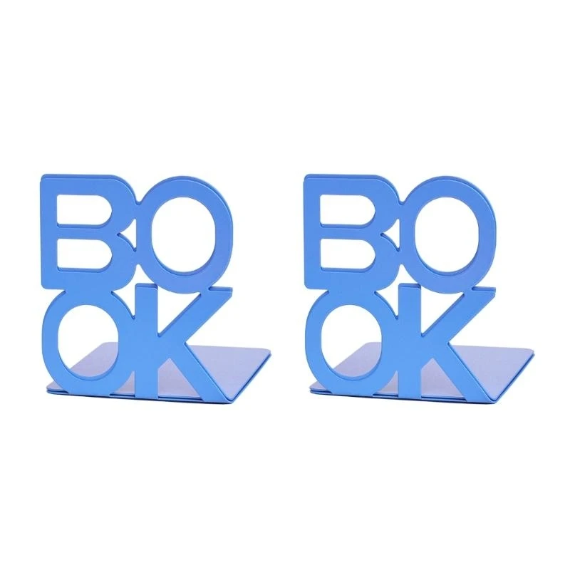 Book Ends, Booken HEAVE DOUDE BOEK END HOUDER VOOR DELVEN, METAL BOEK STOPPER